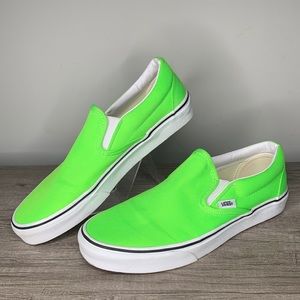 lime green high top vans